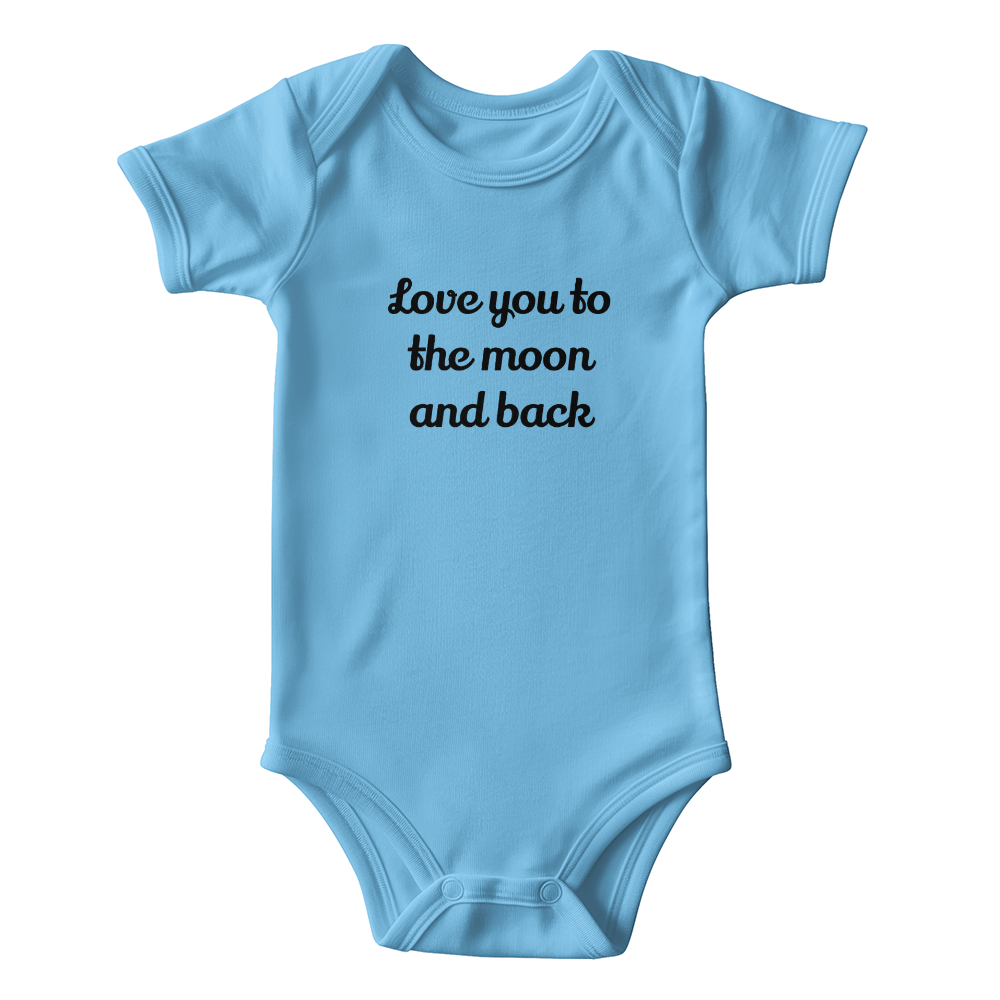 Love You To The Moon and Back Baby Onesie