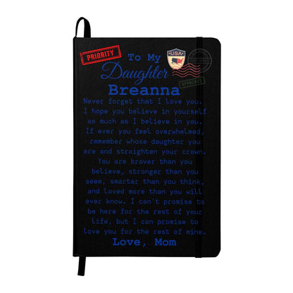 To My Daughter, Personalized Post Card Journal From Mom