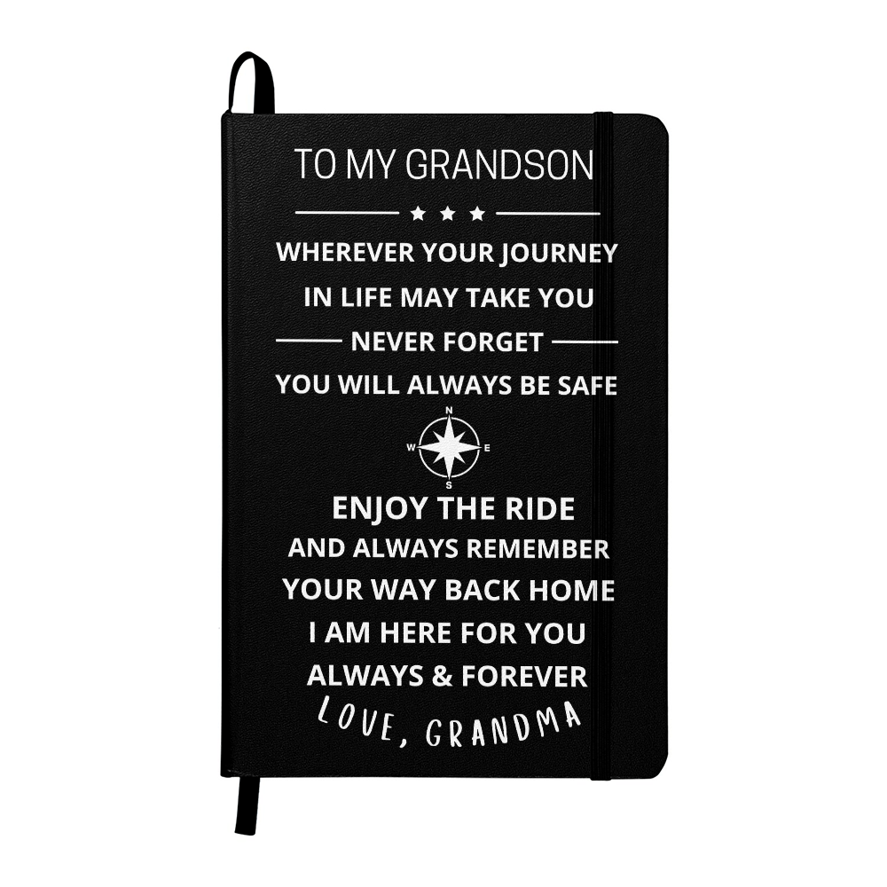 To My Grandson Journey Journal (Light Font)