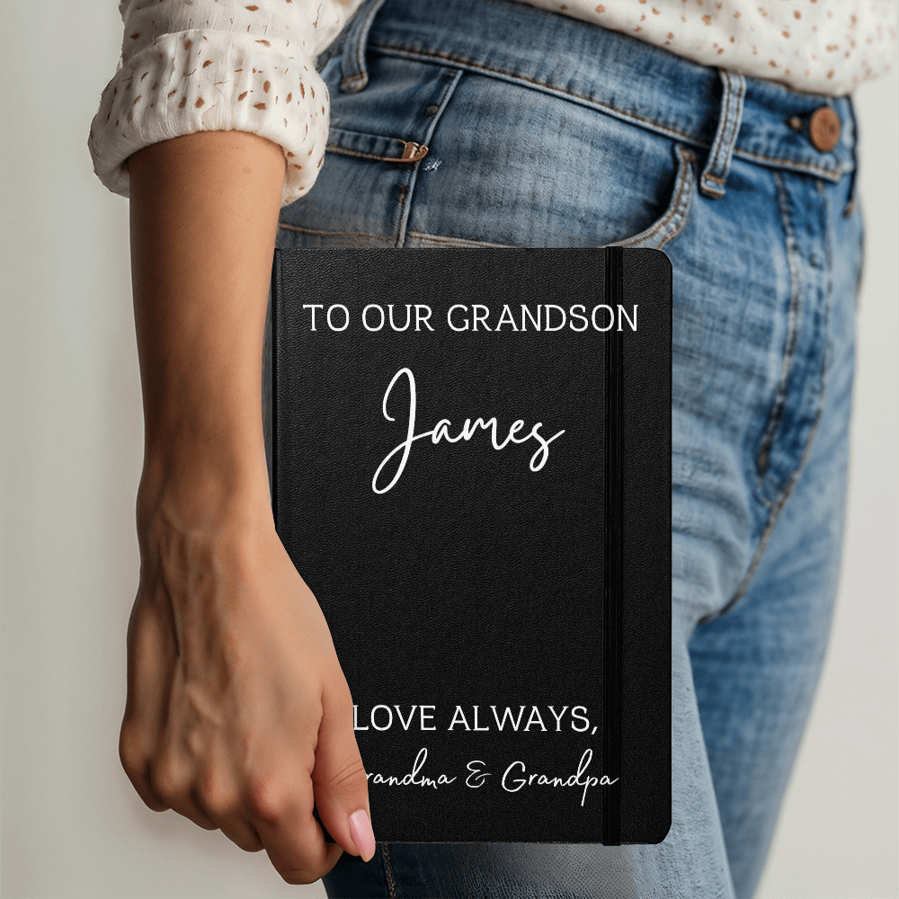 To Our Grandson Color Journal Custom