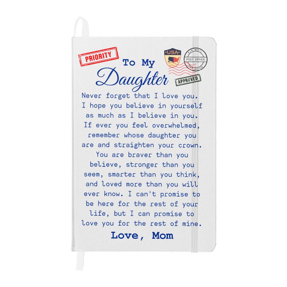 To My Daughter Travel Journal From Mom