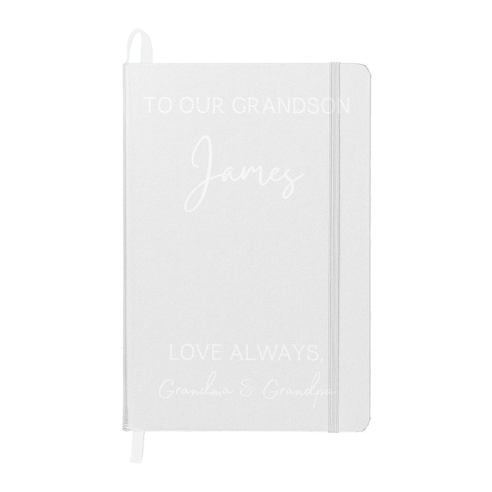 To Our Grandson Color Journal Custom