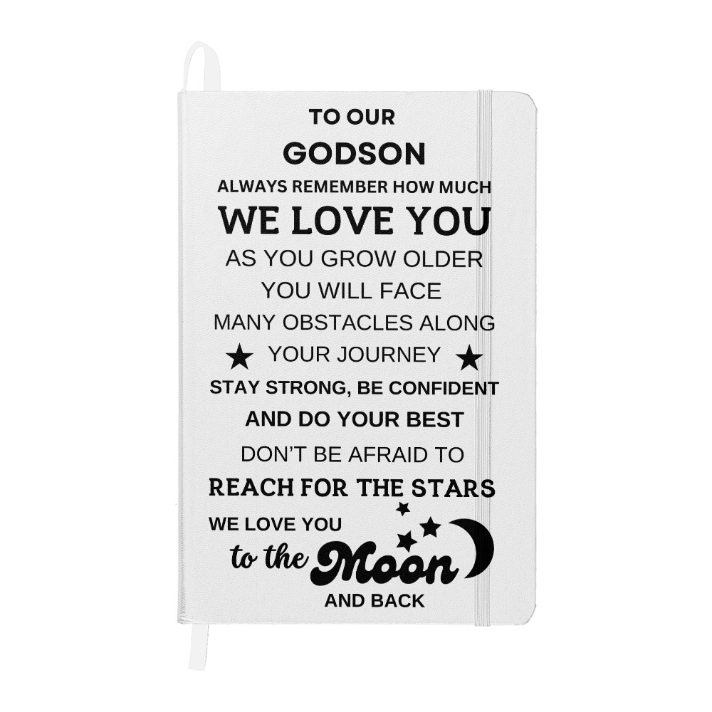 To the Moon and Back Journal (Dark Font)