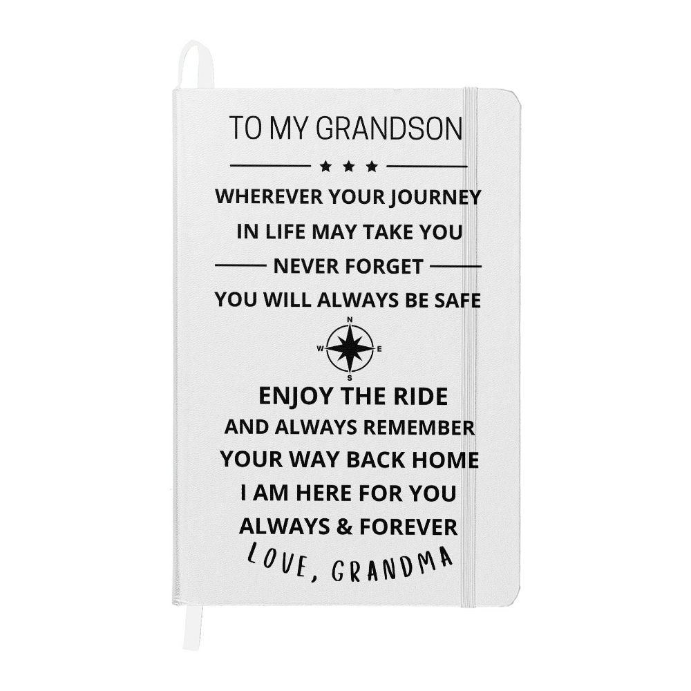 To My Grandson Journey Journal (Dark Font)