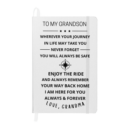 To My Grandson Journey Journal (Dark Font)