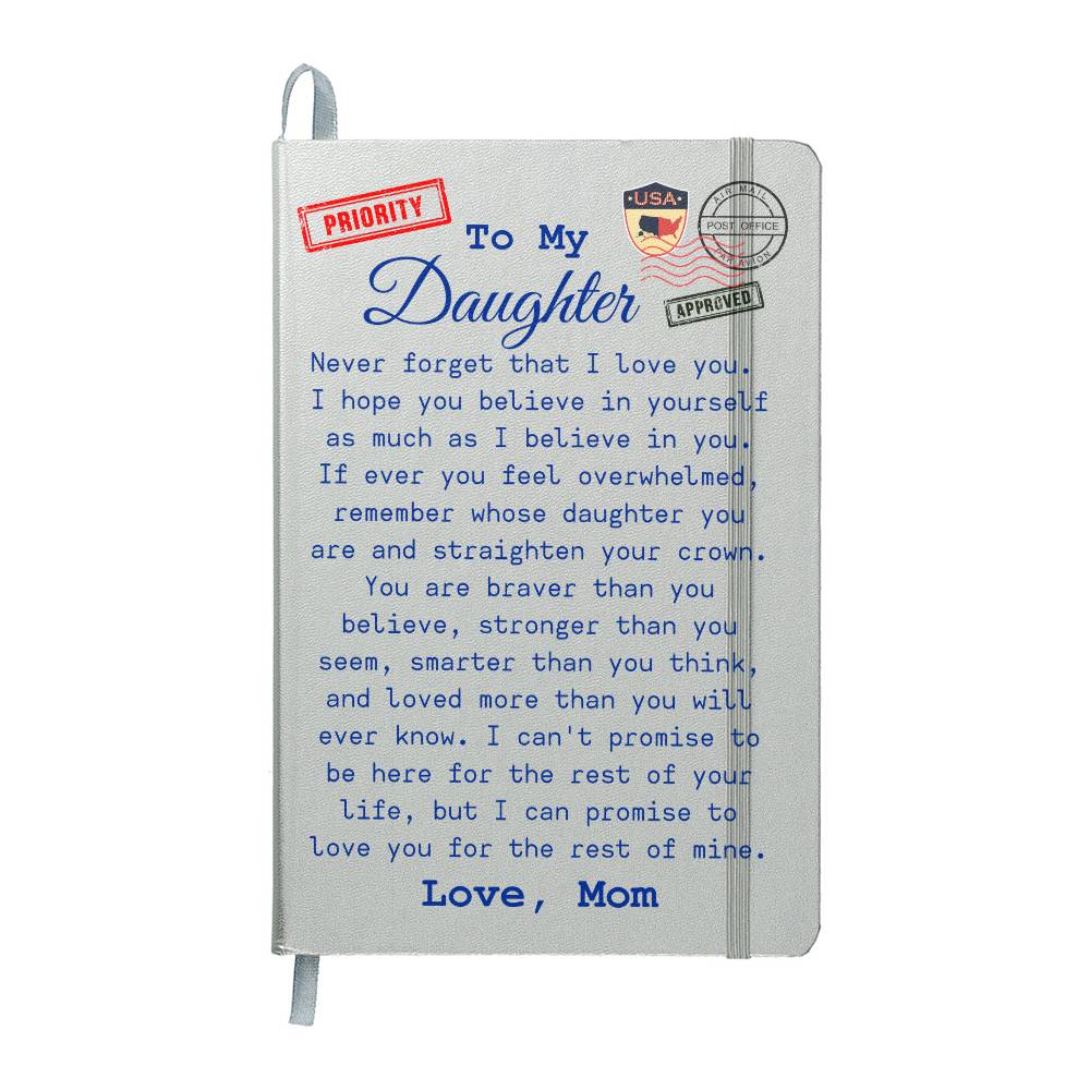 To My Daughter Travel Journal From Mom