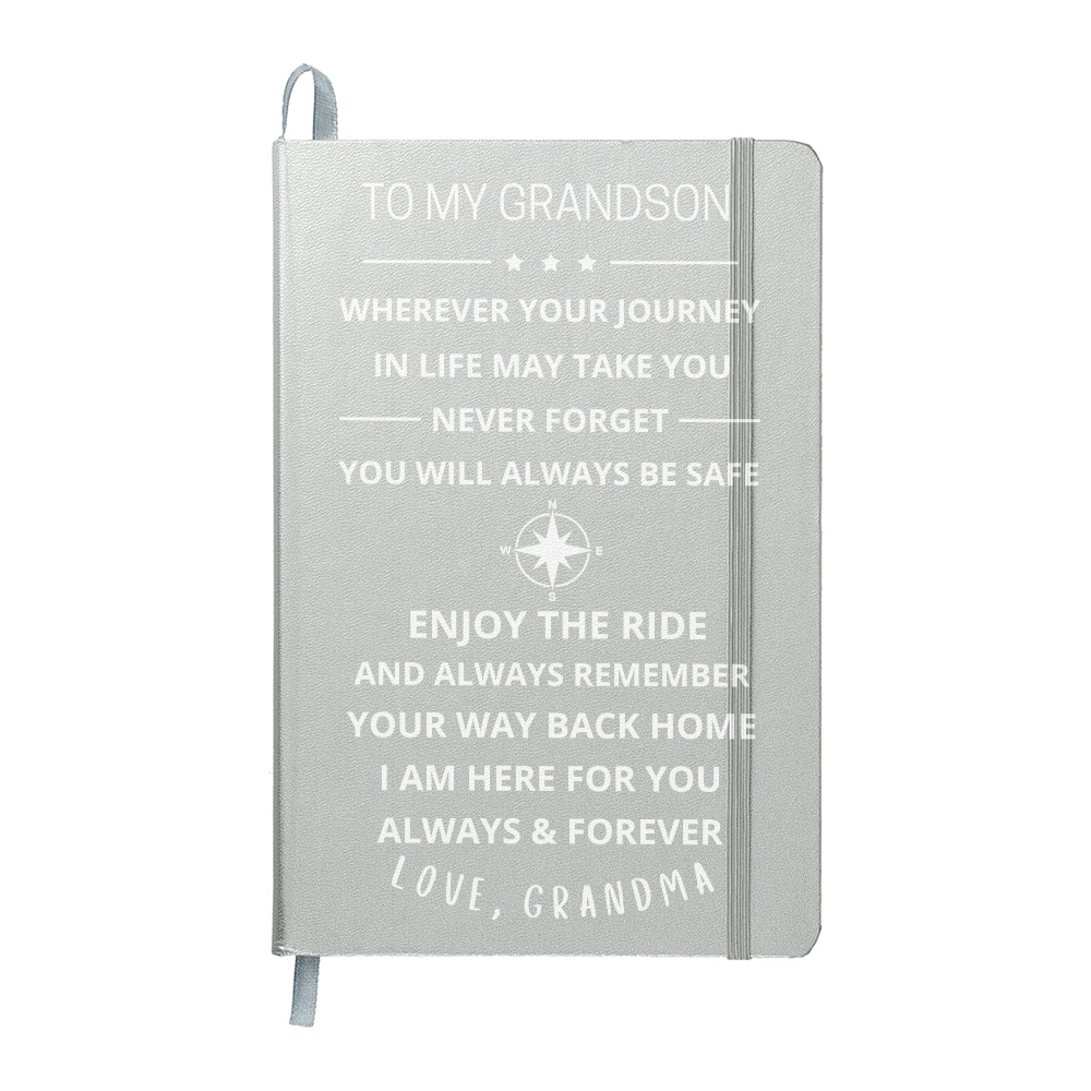 To My Grandson Journey Journal (Light Font)