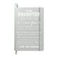 To My Daughter Multi-Color Journal