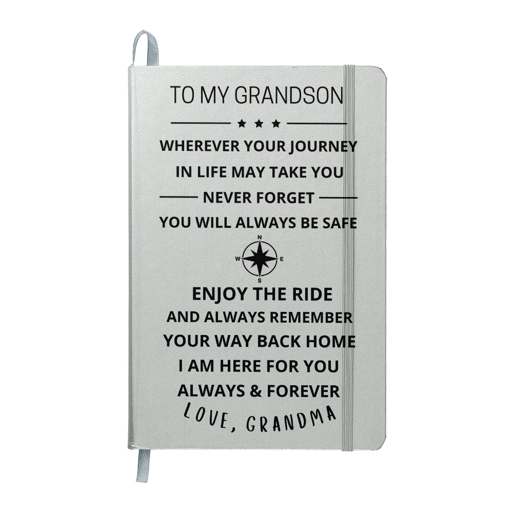 To My Grandson Journey Journal (Dark Font)