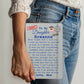 To My Daughter, Personalized Post Card Journal From Mom