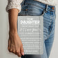 To My Daughter Personalized Journal