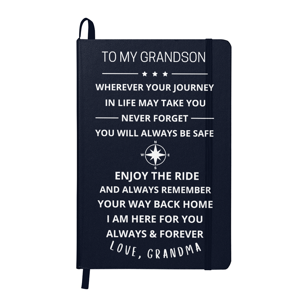 To My Grandson Journey Journal (Light Font)