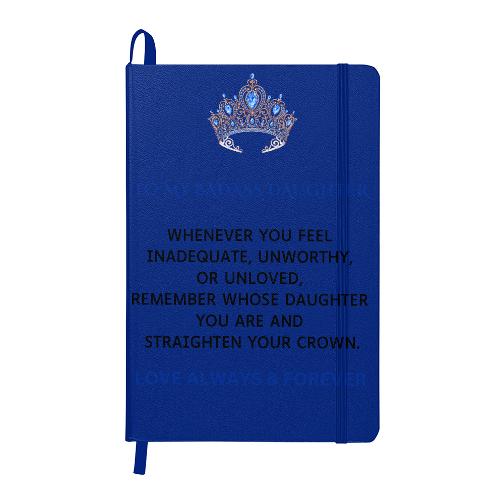 To My Badass Daughter Journal (Dark Font)