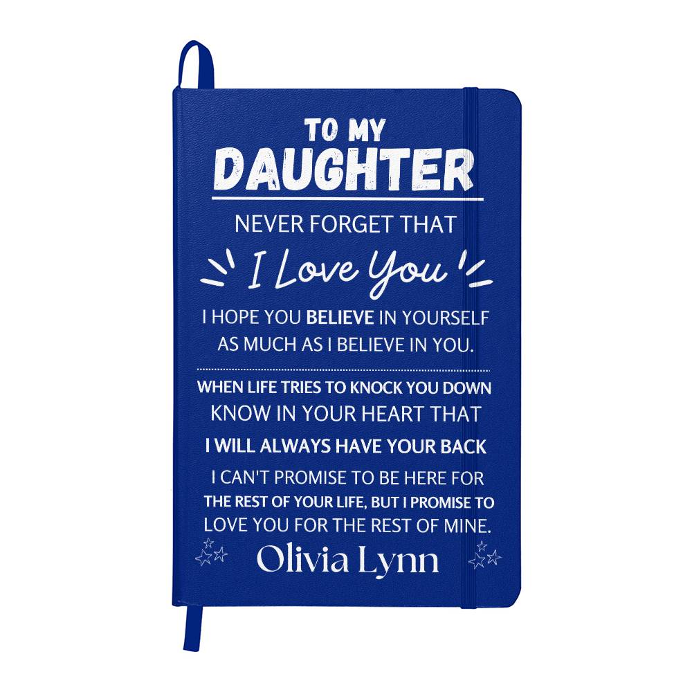 To My Daughter Personalized Journal