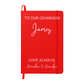 To Our Grandson Color Journal Custom
