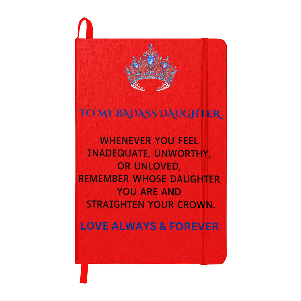 To My Badass Daughter Journal (Dark Font)