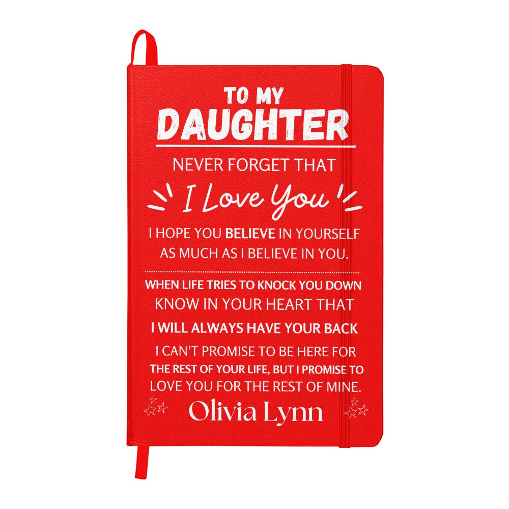 To My Daughter Personalized Journal
