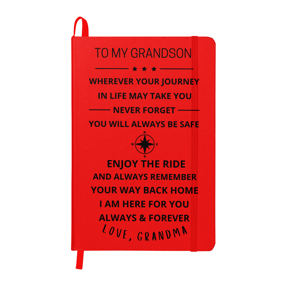 To My Grandson Journey Journal (Dark Font)
