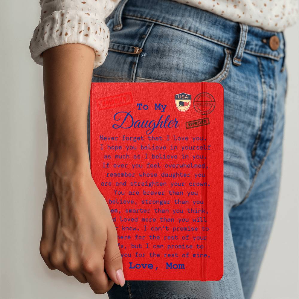 To My Daughter Travel Journal From Mom