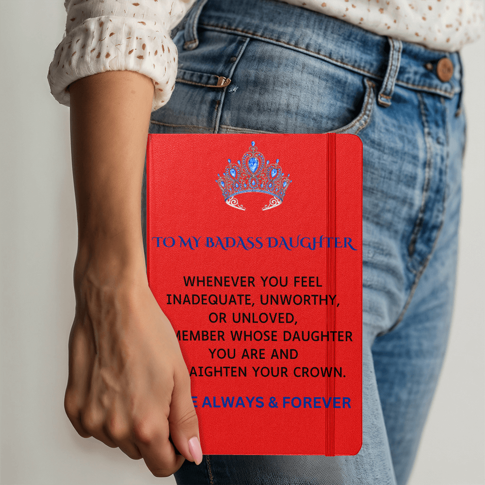 To My Badass Daughter Journal (Dark Font)