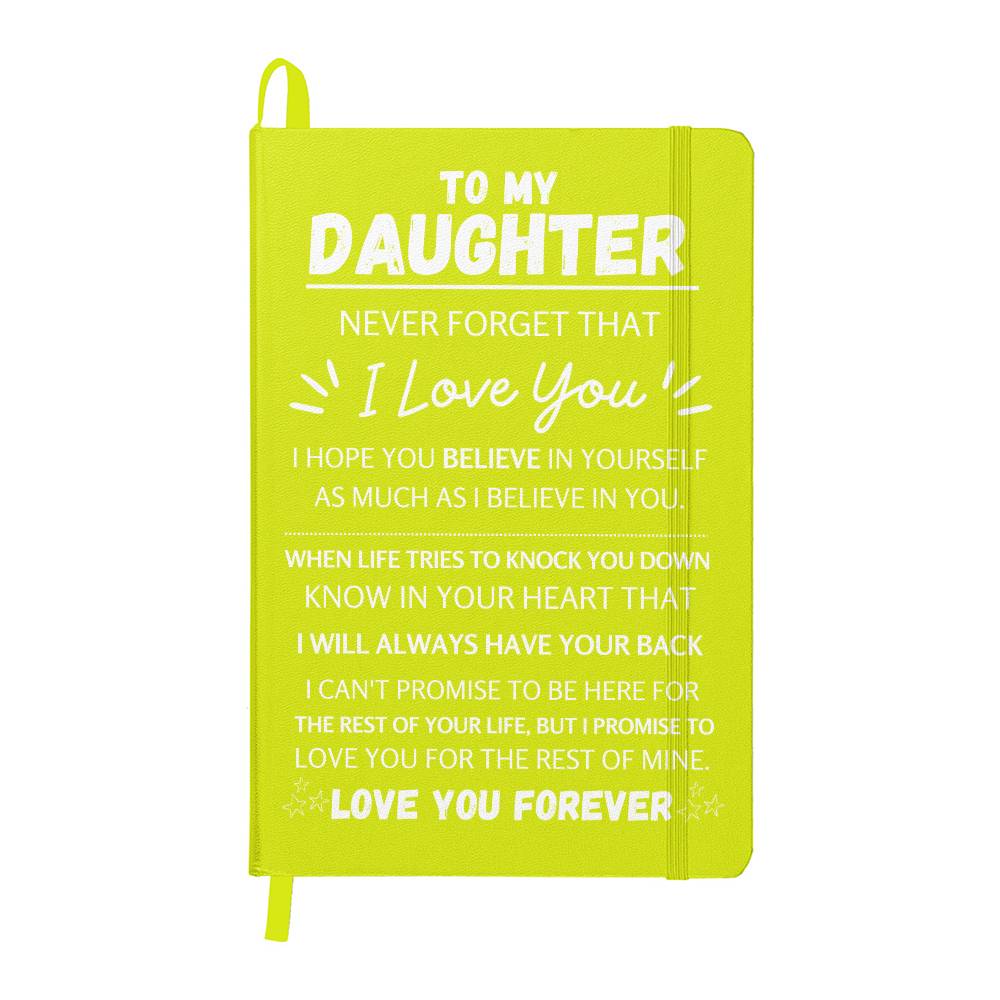 To My Daughter Multi-Color Journal