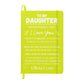 To My Daughter Personalized Journal
