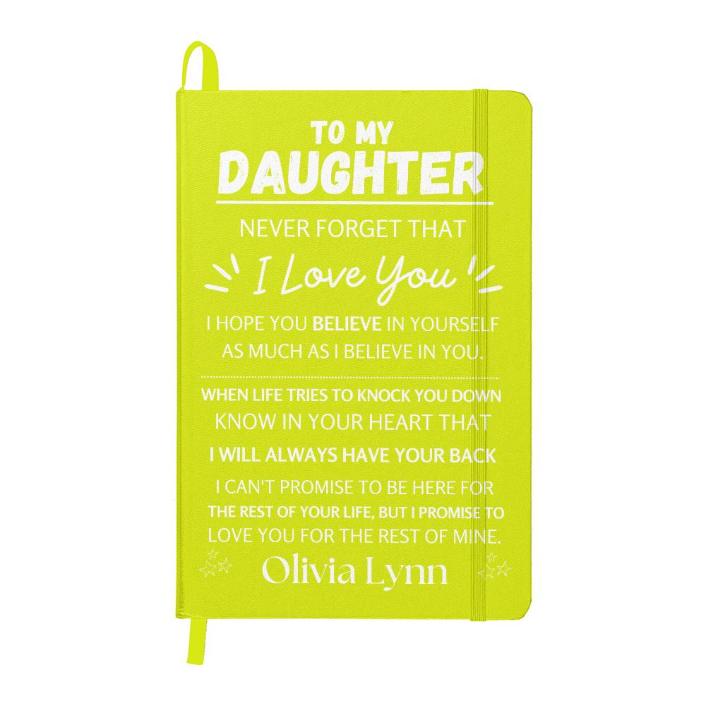 To My Daughter Personalized Journal