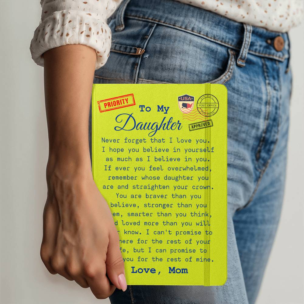 To My Daughter Travel Journal From Mom