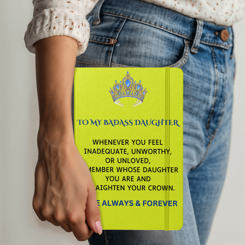 To My Badass Daughter Journal (Dark Font)