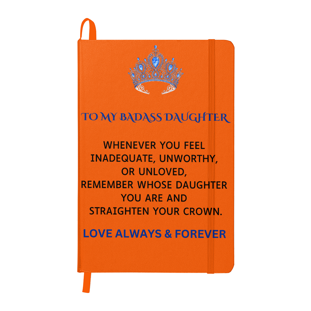 To My Badass Daughter Journal (Dark Font)