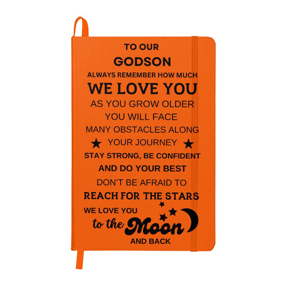 To the Moon and Back Journal (Dark Font)