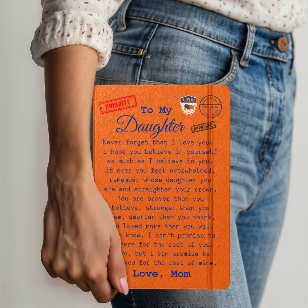 To My Daughter Travel Journal From Mom