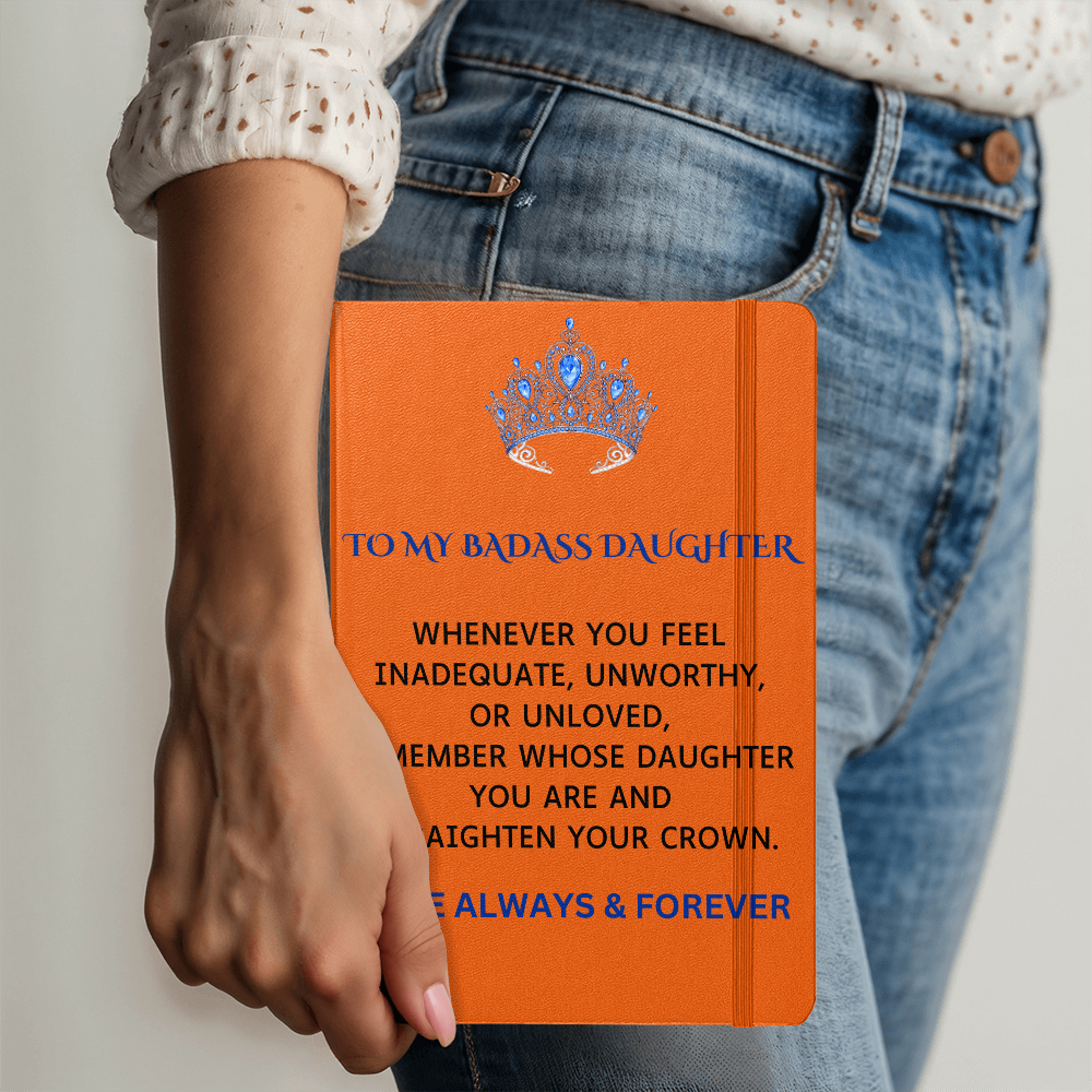 To My Badass Daughter Journal (Dark Font)