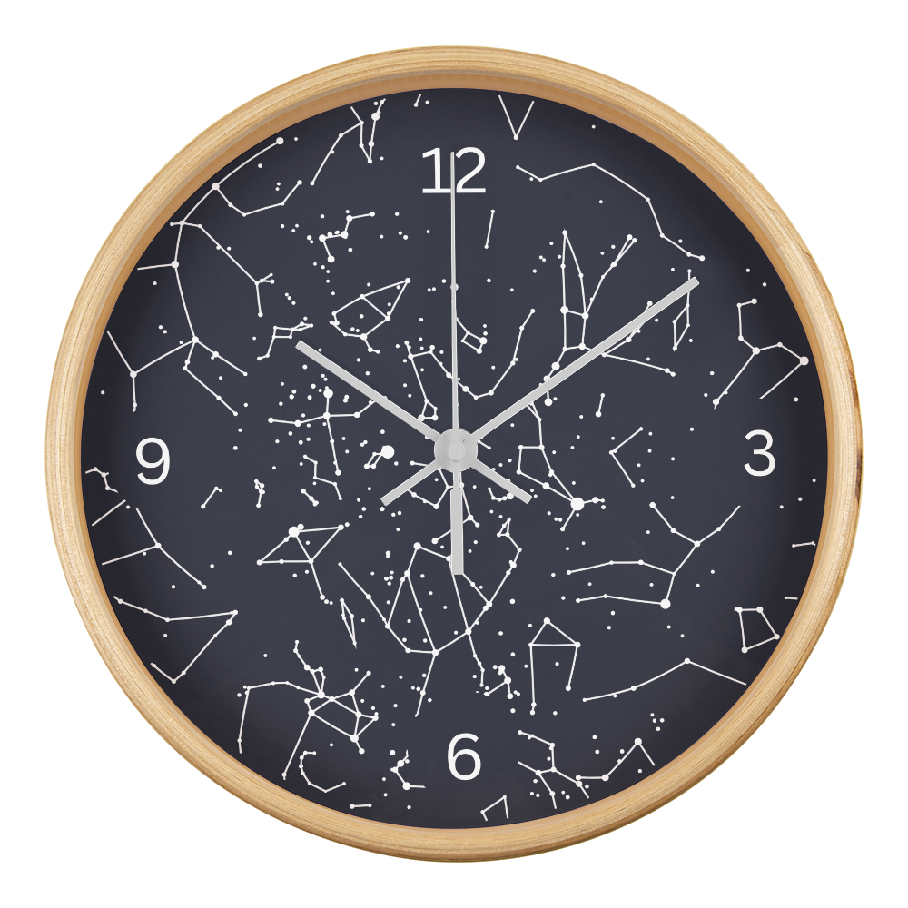 Celestial Night Sky Clock 08312026
