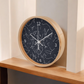 Celestial Night Sky Clock 08312026