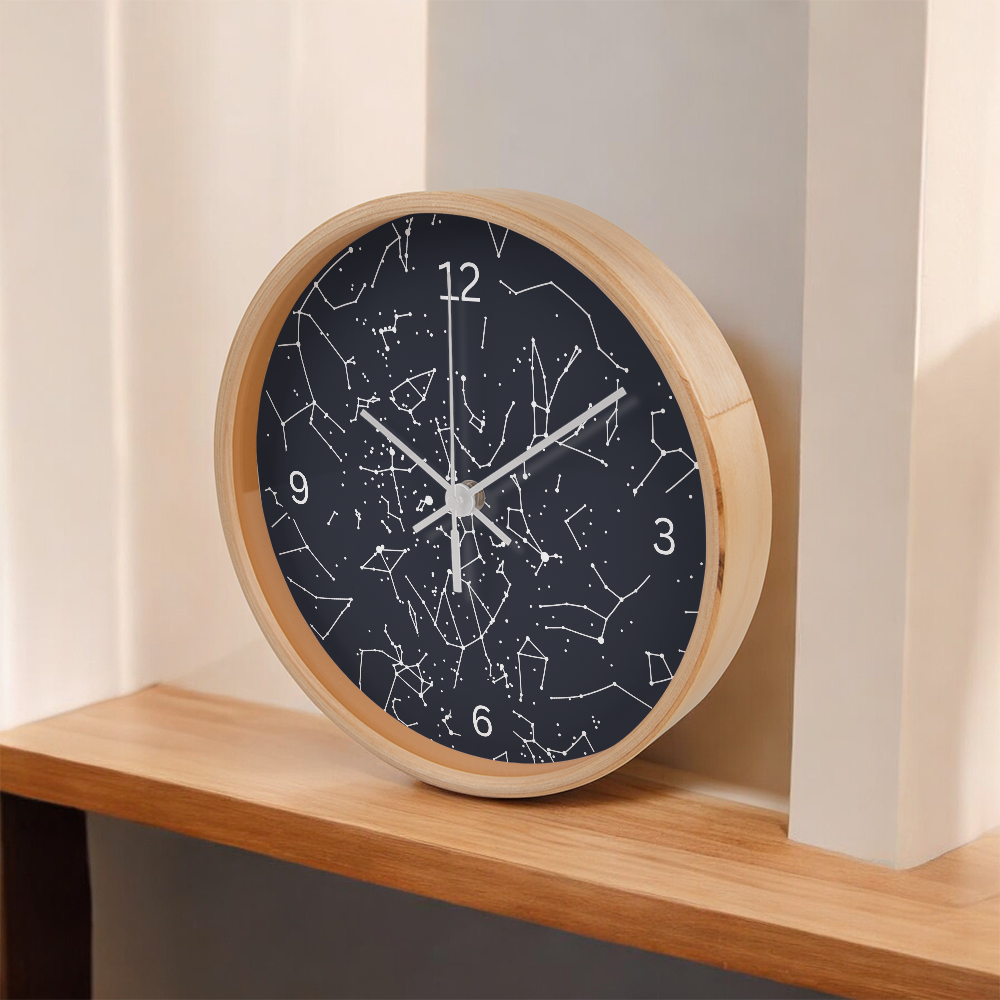 Celestial Night Sky Clock 08312026