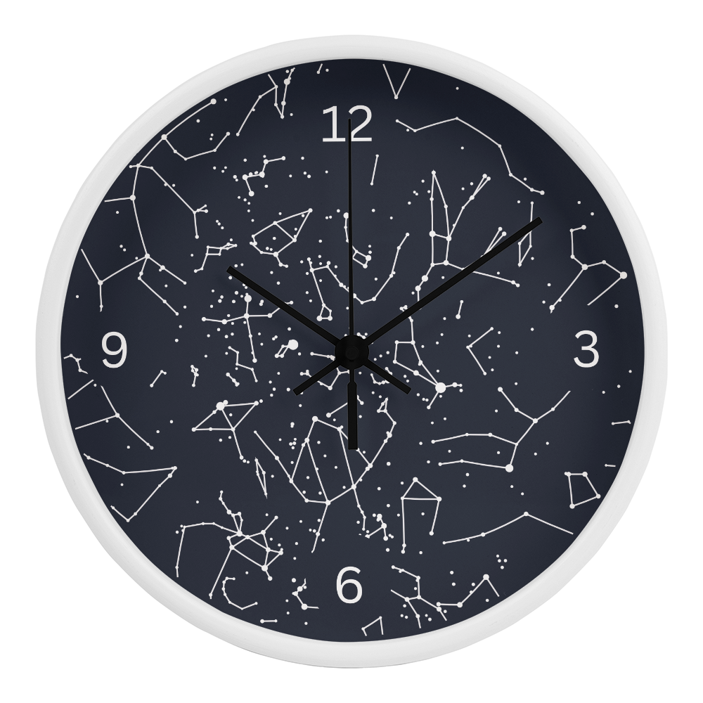 Celestial Night Sky Clock 08312026