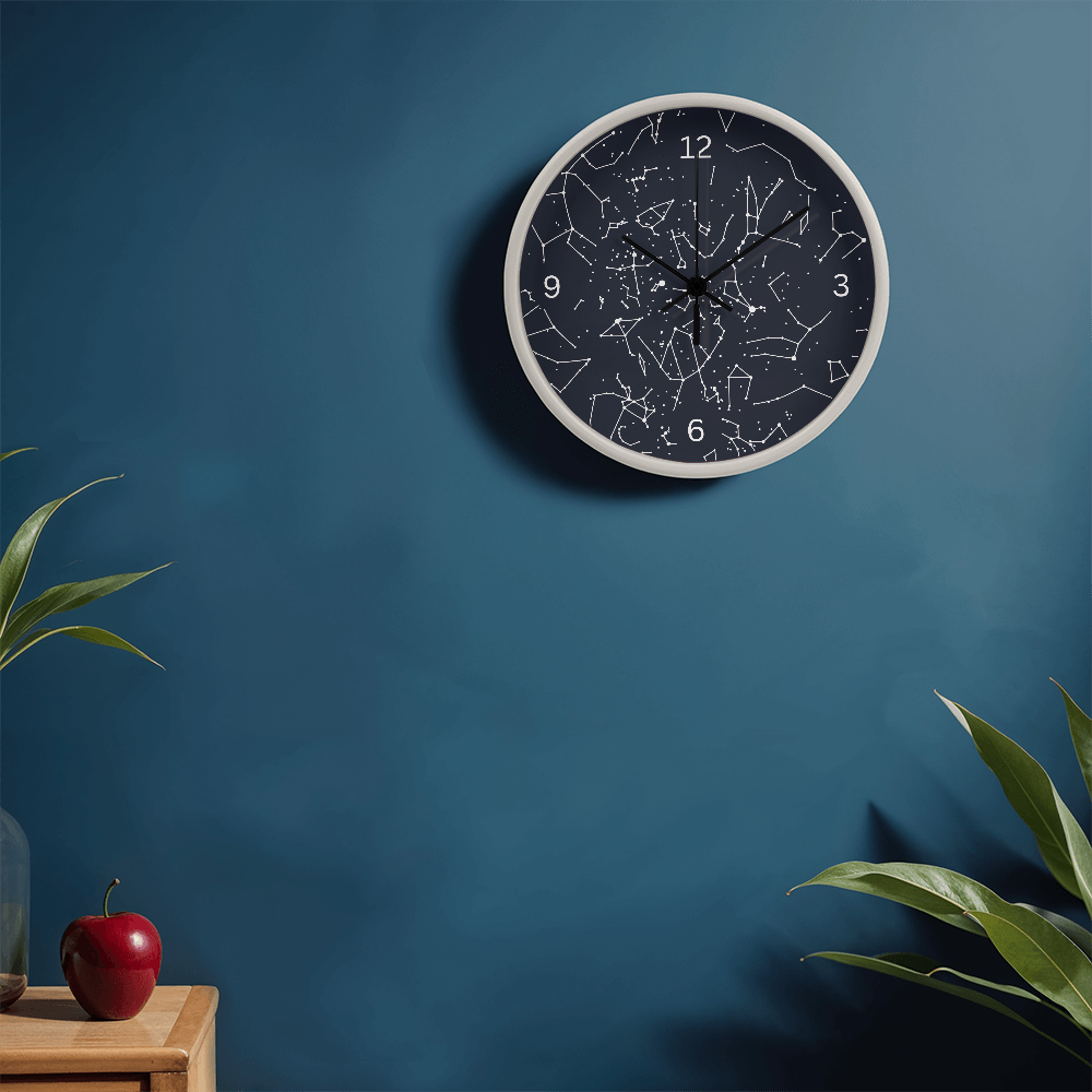 Celestial Night Sky Clock 08312026