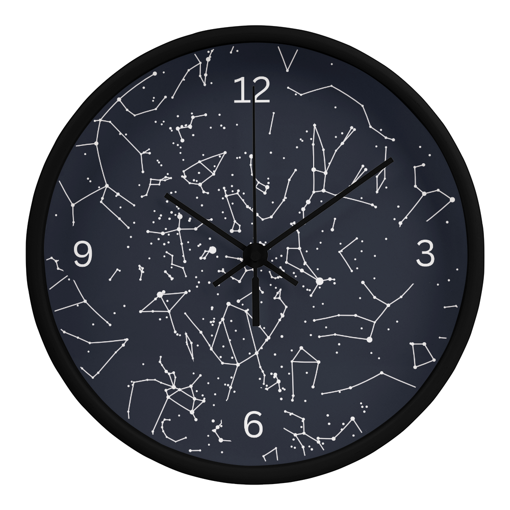 Celestial Night Sky Clock 08312026