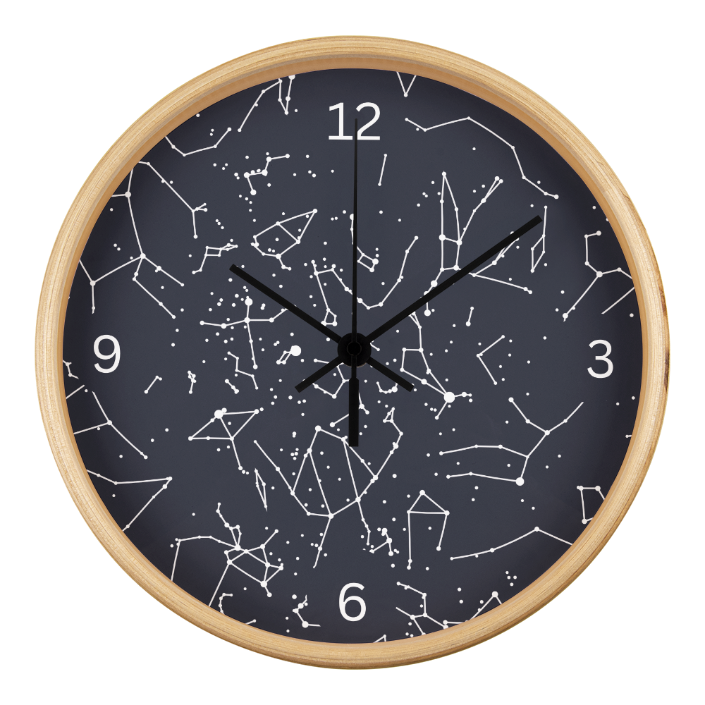 Celestial Night Sky Clock 08312026