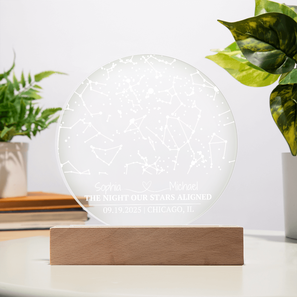The Night Our Stars Aligned Circle Acrylic