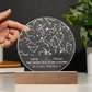 The Night Our Stars Aligned Circle Acrylic