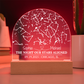 The Night Our Stars Aligned Acrylic Dome