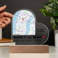 Custom Map Heart Acrylic