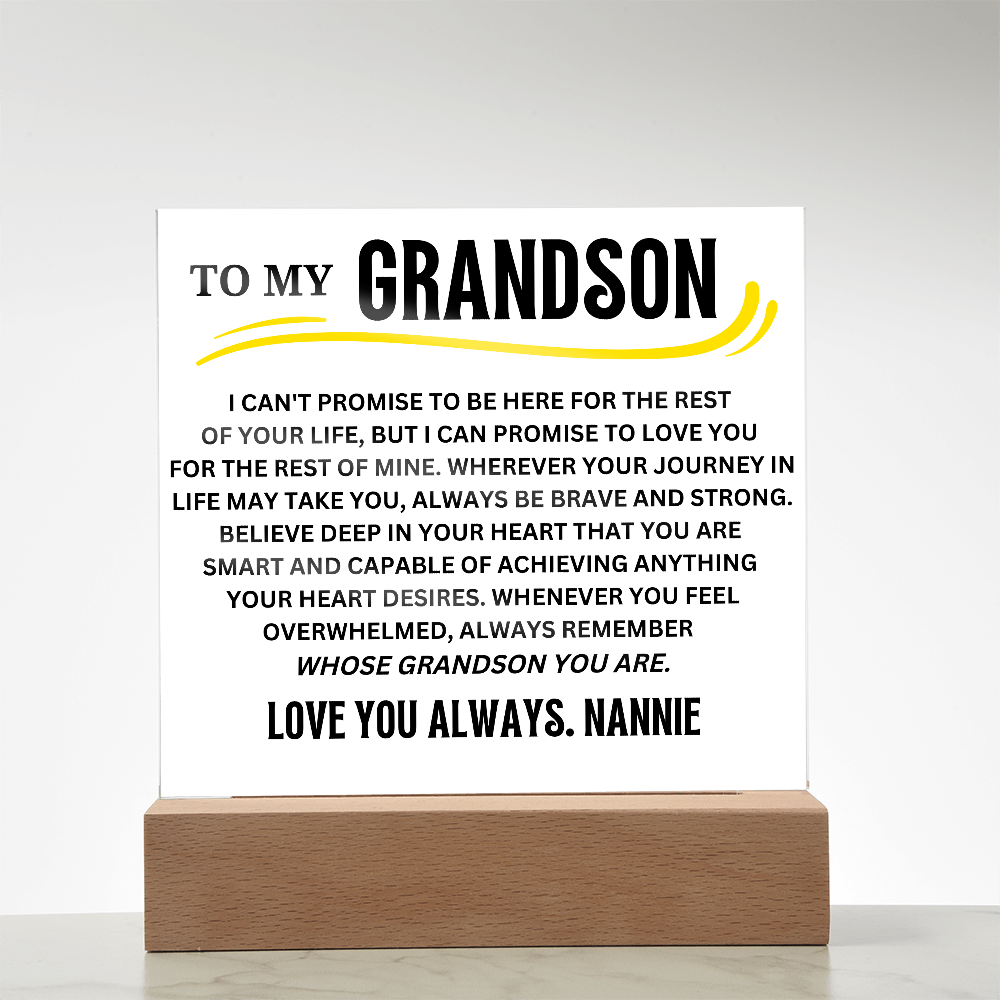 To my grandson 29032025