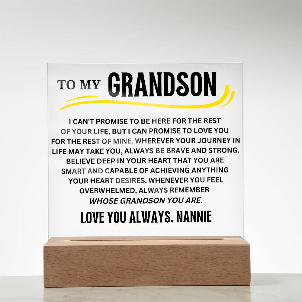 To my grandson Nannie