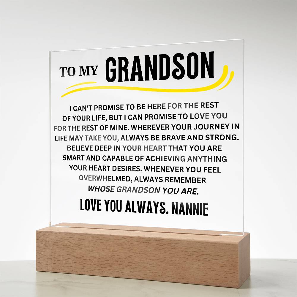 To my grandson Nannie
