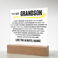 To my grandson 29032025