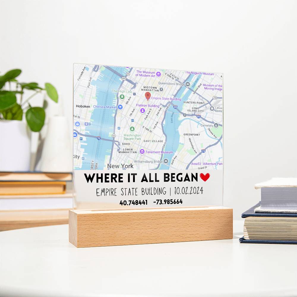 Where it All Began Custom Map Square