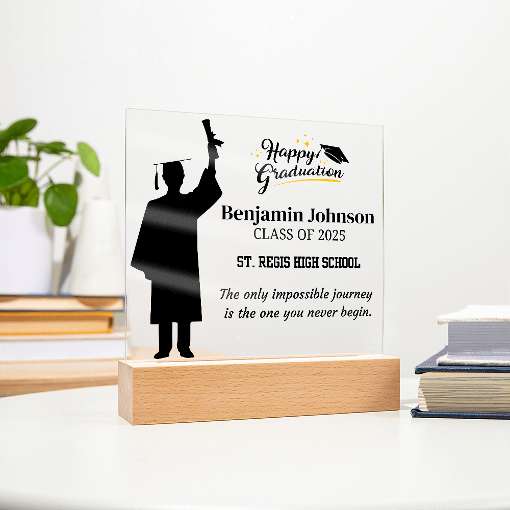 Custom Class of 2025 Graduation Plaque